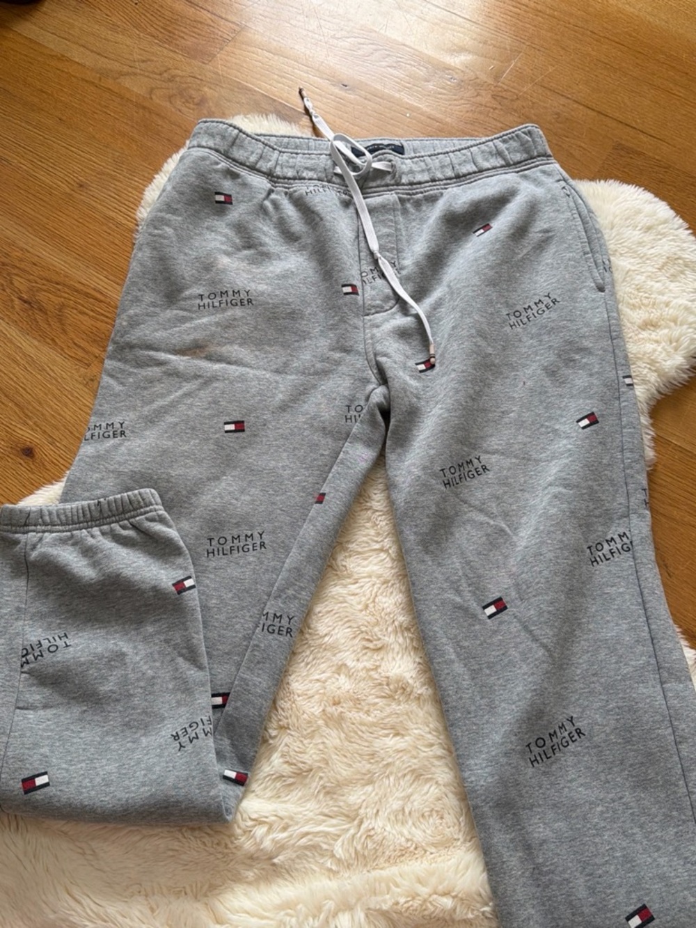 Tommy Hilfiger Heather Gray Drawstring Lounge Pants